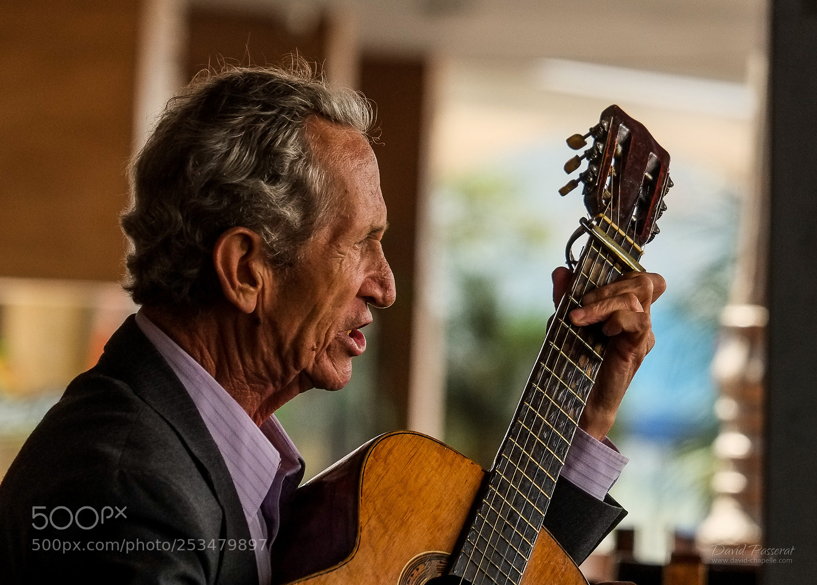 Fujifilm X-E1 sample photo. Guitar player profile photography