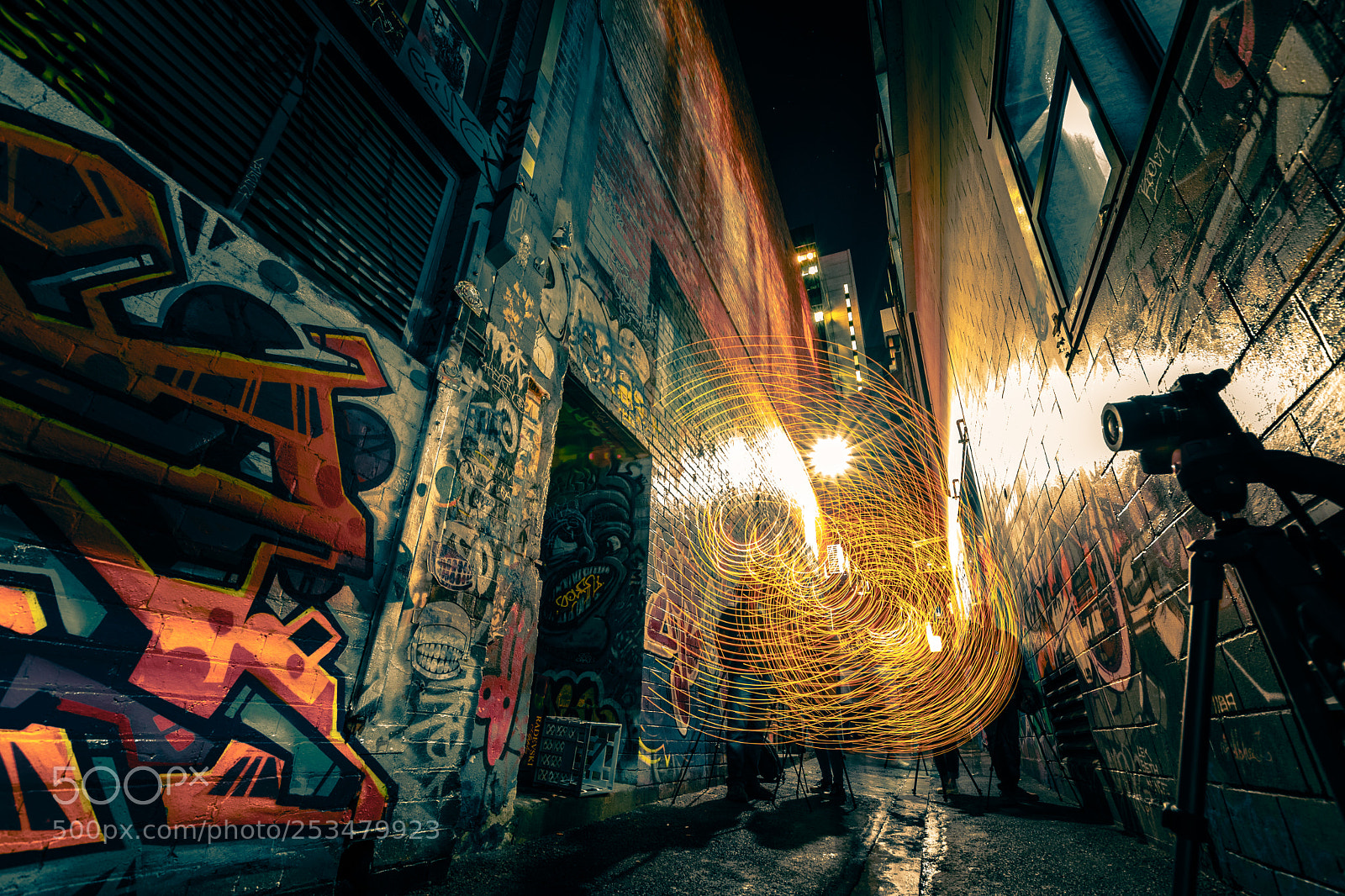 Nikon D500 sample photo. City light trails photography