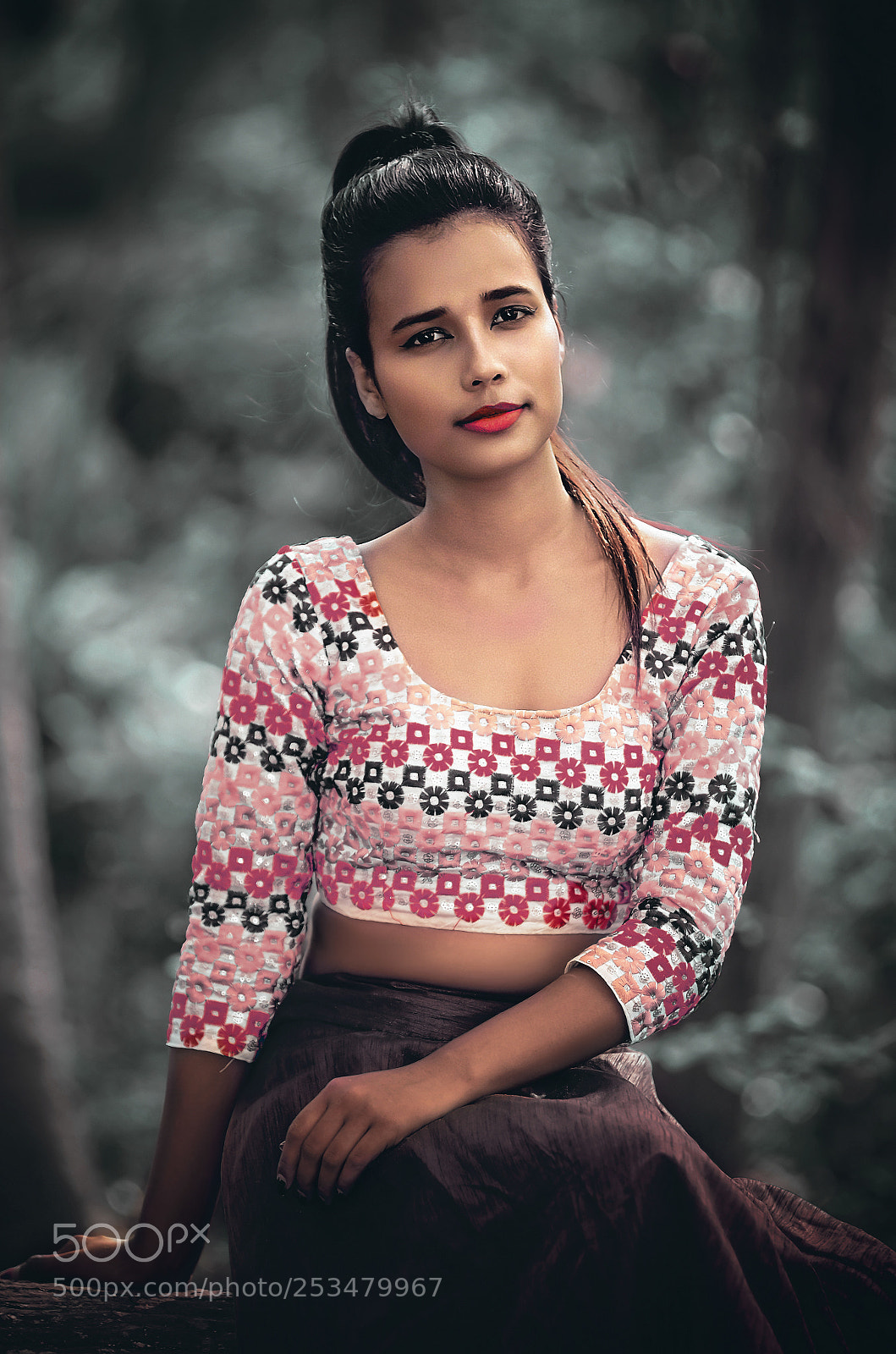 Nikon D7000 sample photo. Indian village girl photography