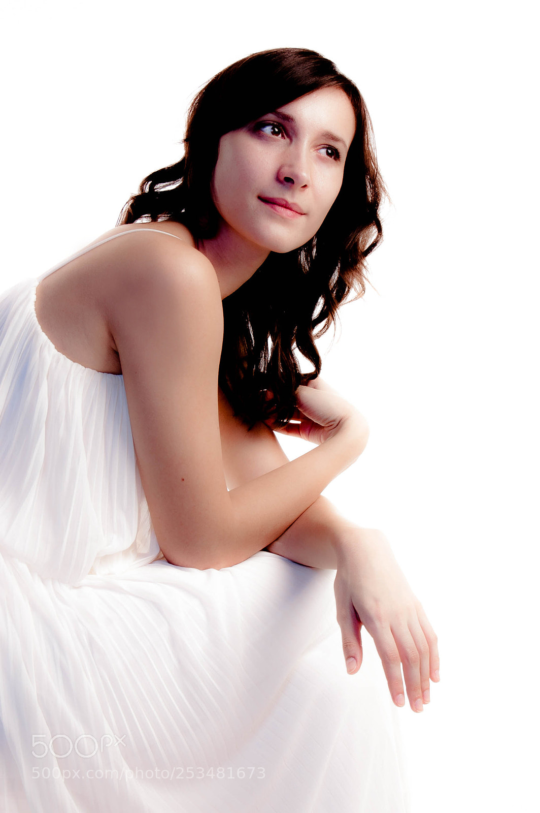 Nikon D40 sample photo. White dress photography