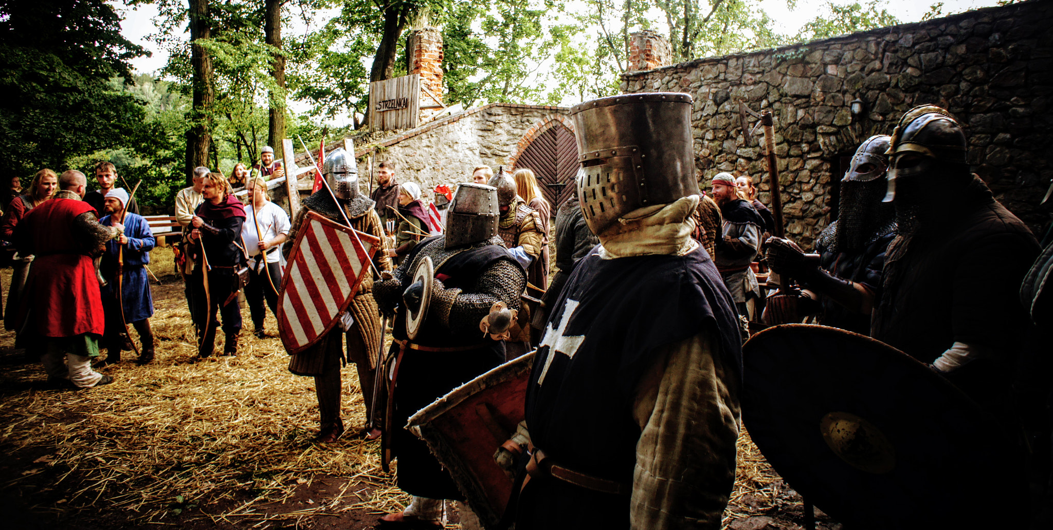 Sony Alpha NEX-3 sample photo. Medieval festival in grodno castle photography