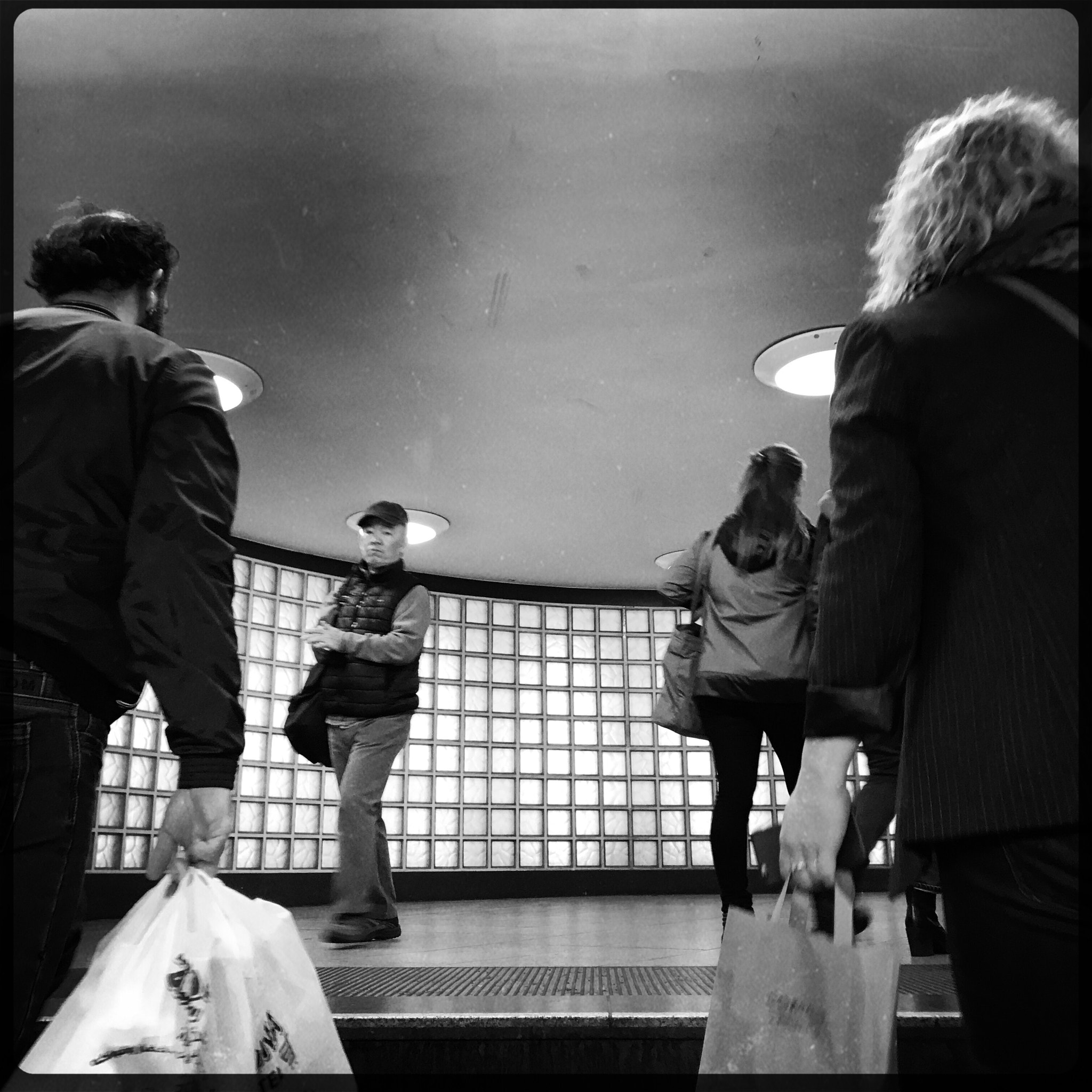 Hipstamatic 342 sample photo. Walking photography