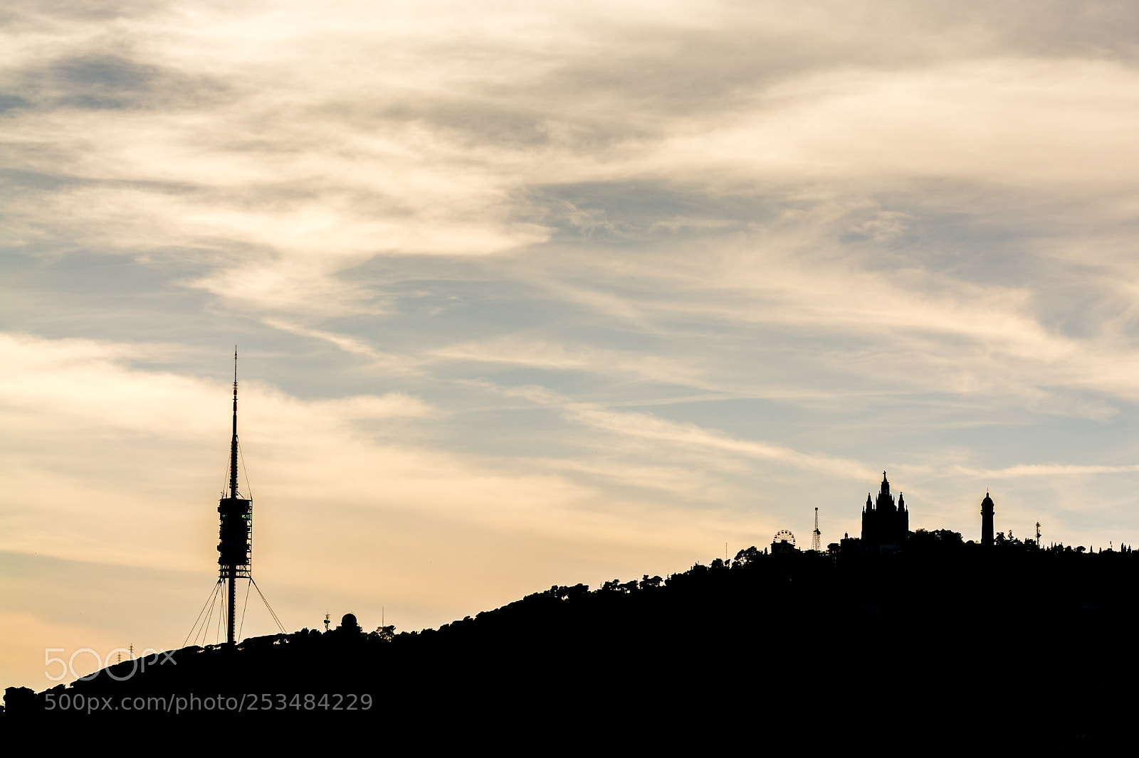 Nikon D7100 sample photo. Skyline tibidabo photography