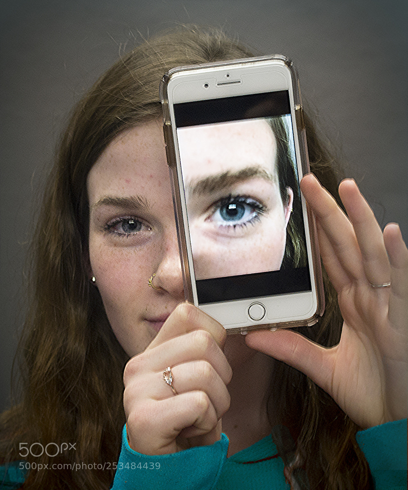 Nikon D3100 sample photo. Studio portrait photography