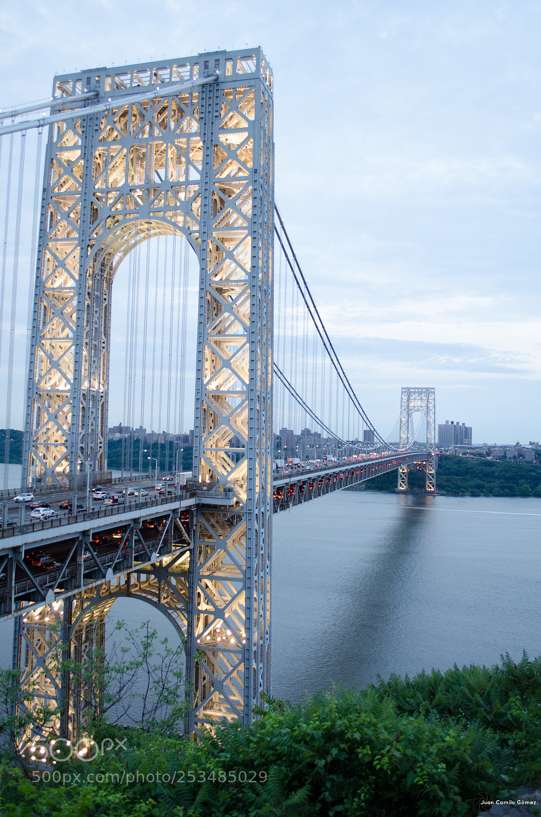 Nikon D5100 sample photo. George washington brige photography