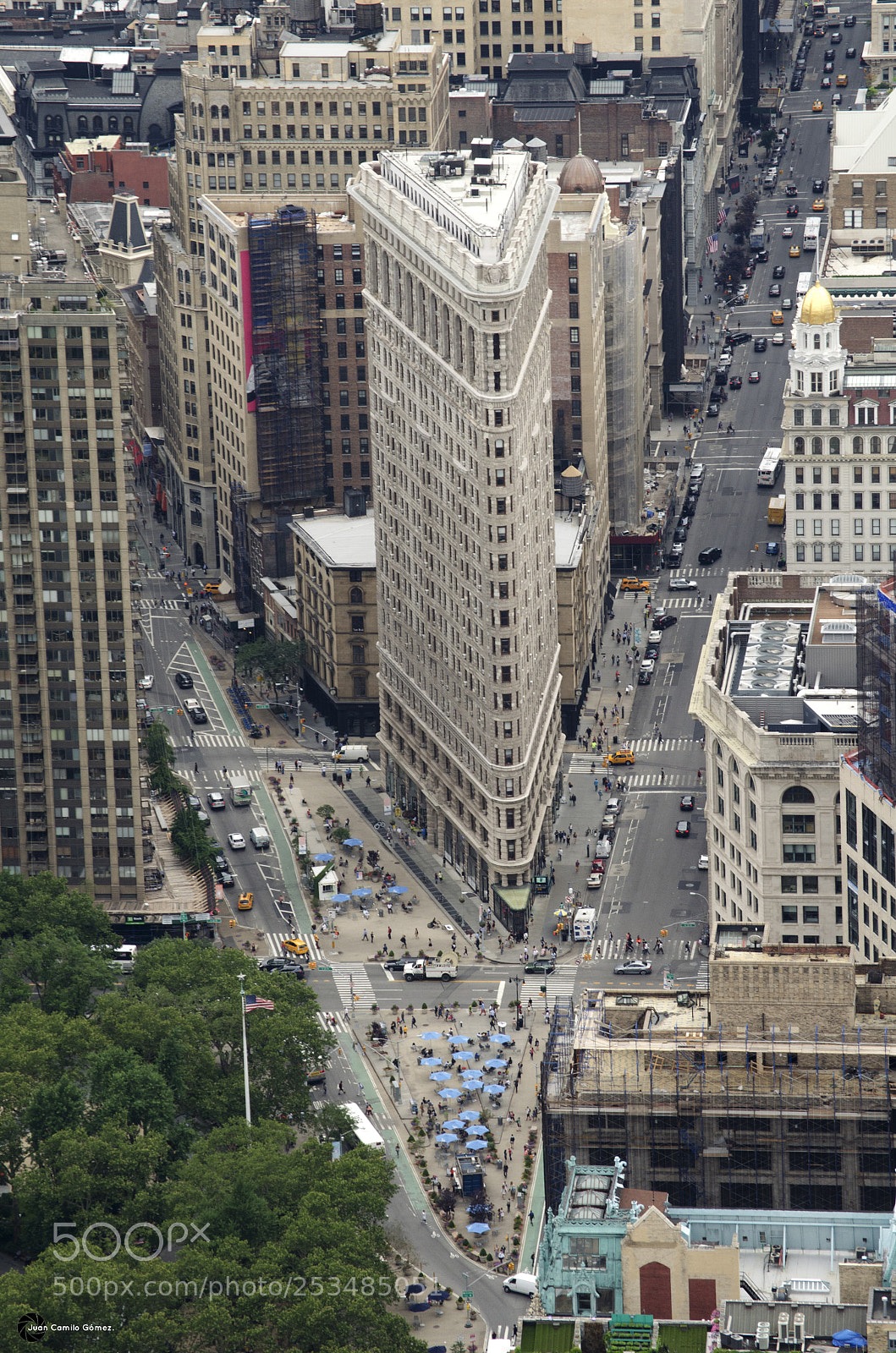 Nikon D5100 sample photo. Flatiron building photography