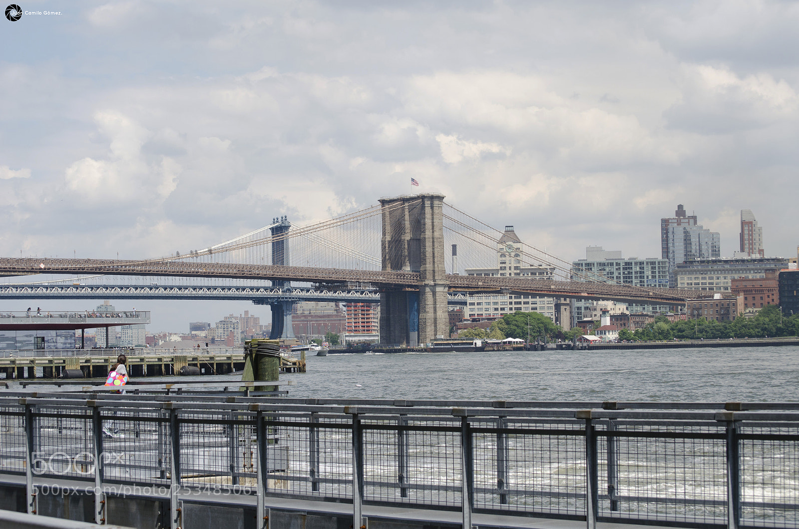 Nikon D5100 sample photo. Manhattan brigde photography