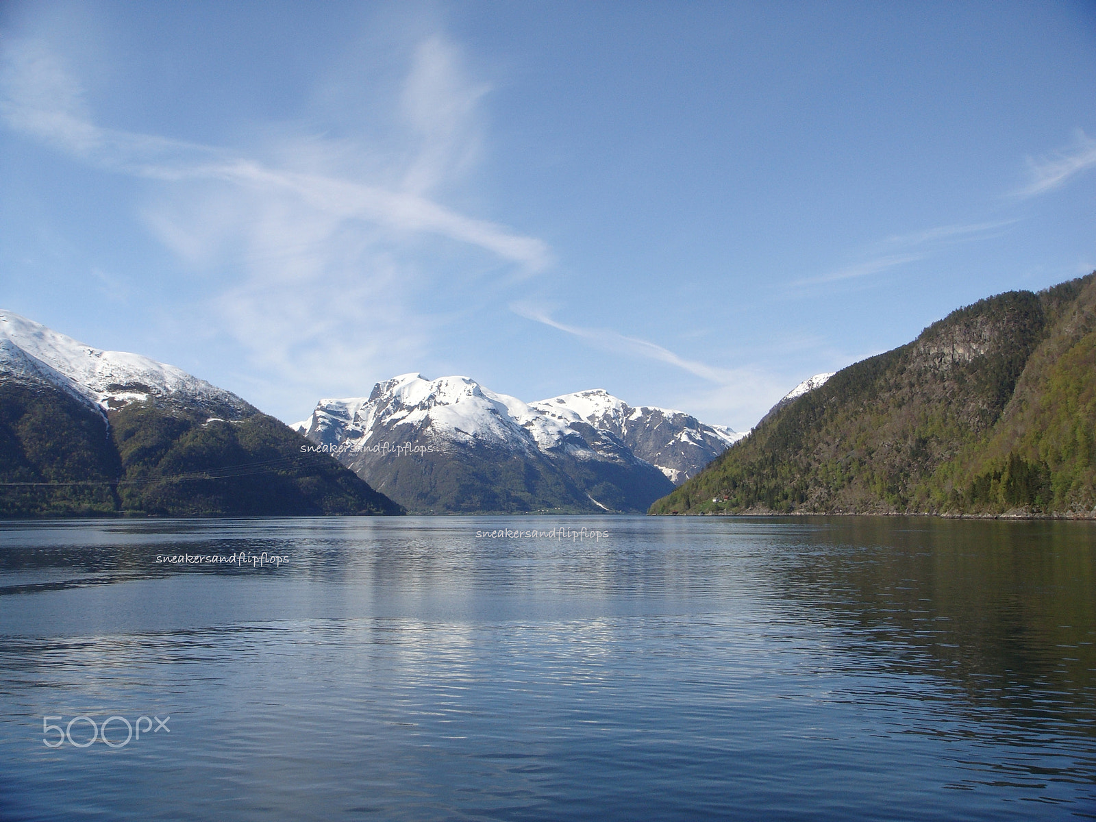 Sony DSC-T500 sample photo. Aurlandfjorden photography