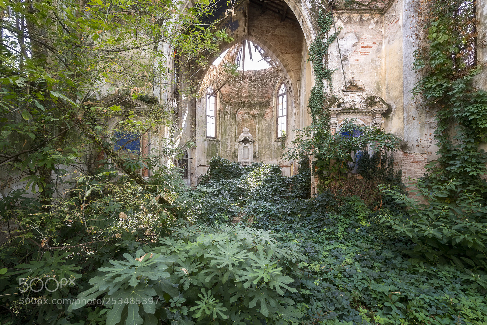 Sony a7R II sample photo. Abandoned church. photography