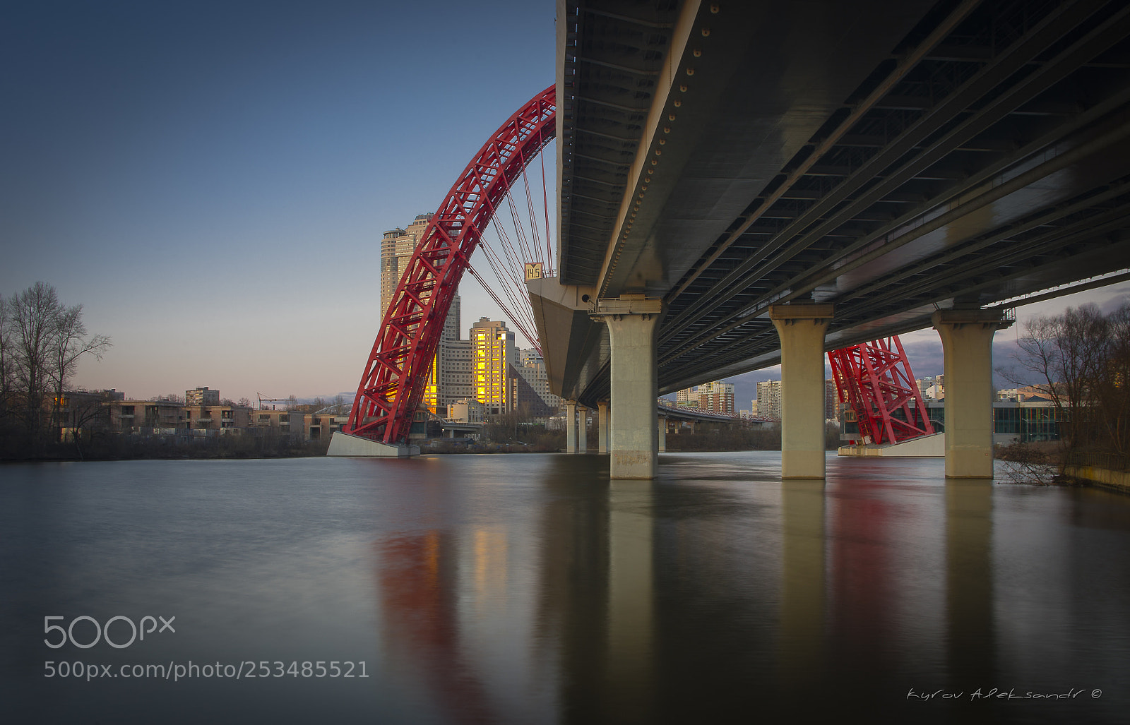 Pentax K20D sample photo. Zhivopisny bridge, moscow photography