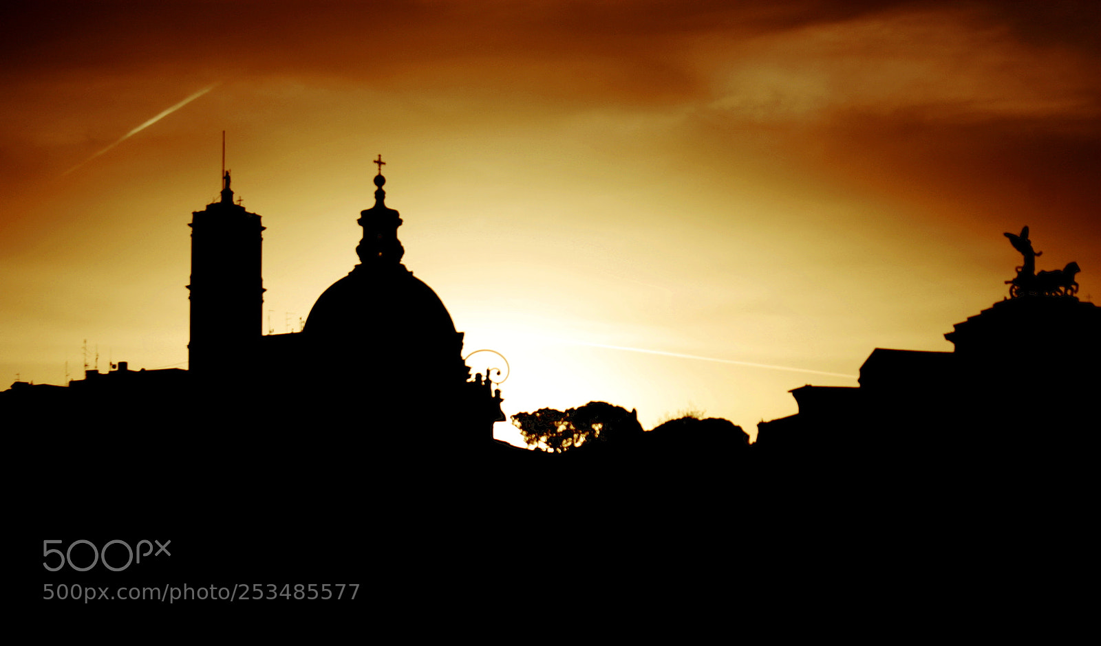 Canon EF-S 18-55mm F3.5-5.6 IS sample photo. Roma al atardecer photography