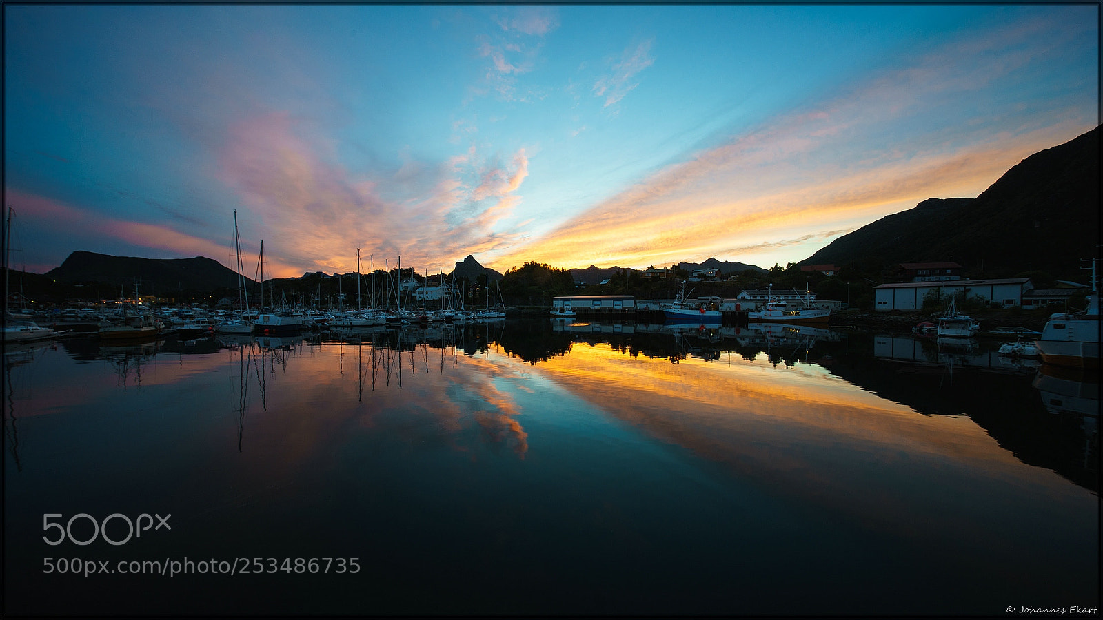 Sony a7 sample photo. Svolvaer - sunset photography