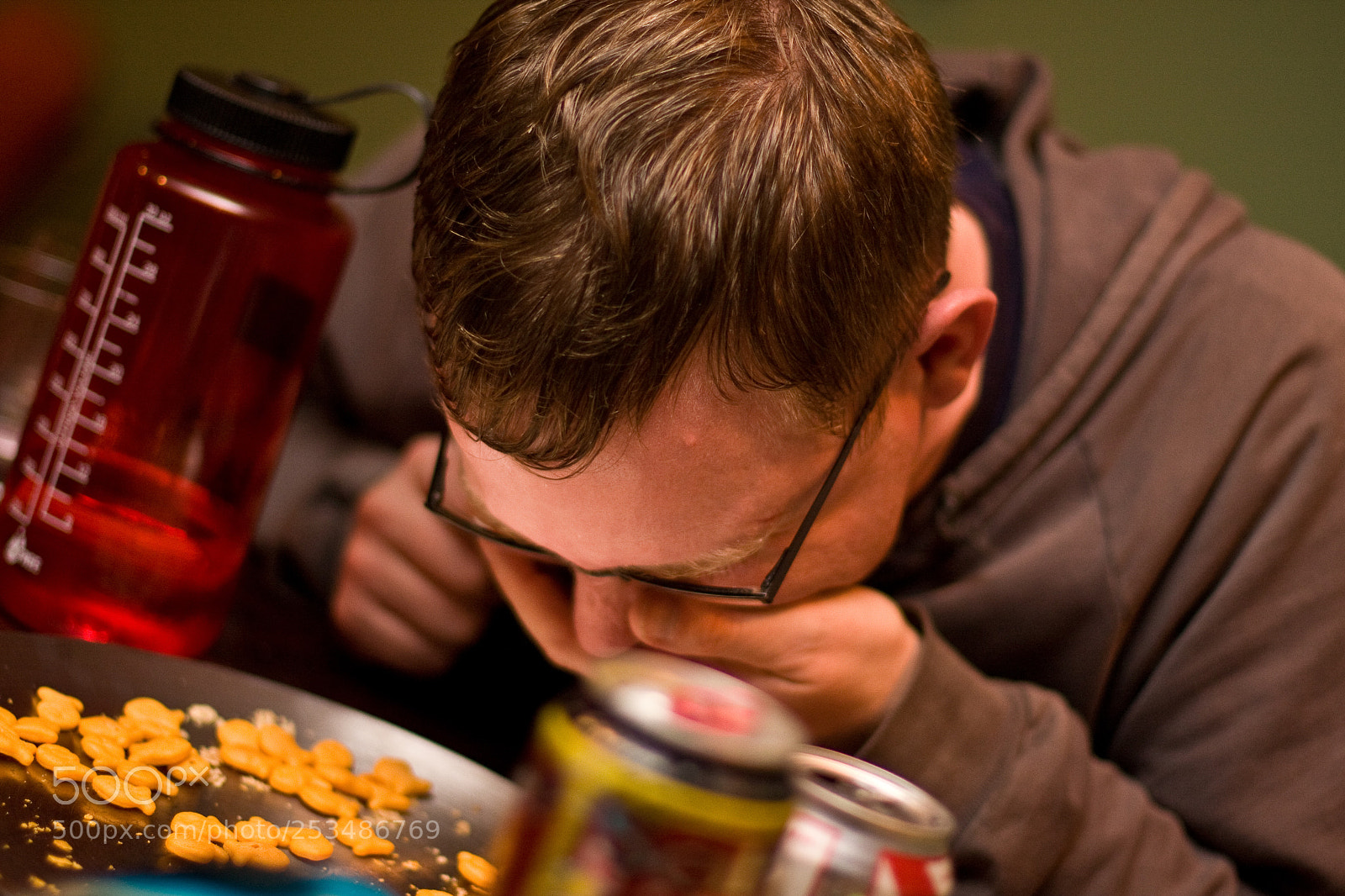 Canon EOS 40D sample photo. Goldfish dinner photography