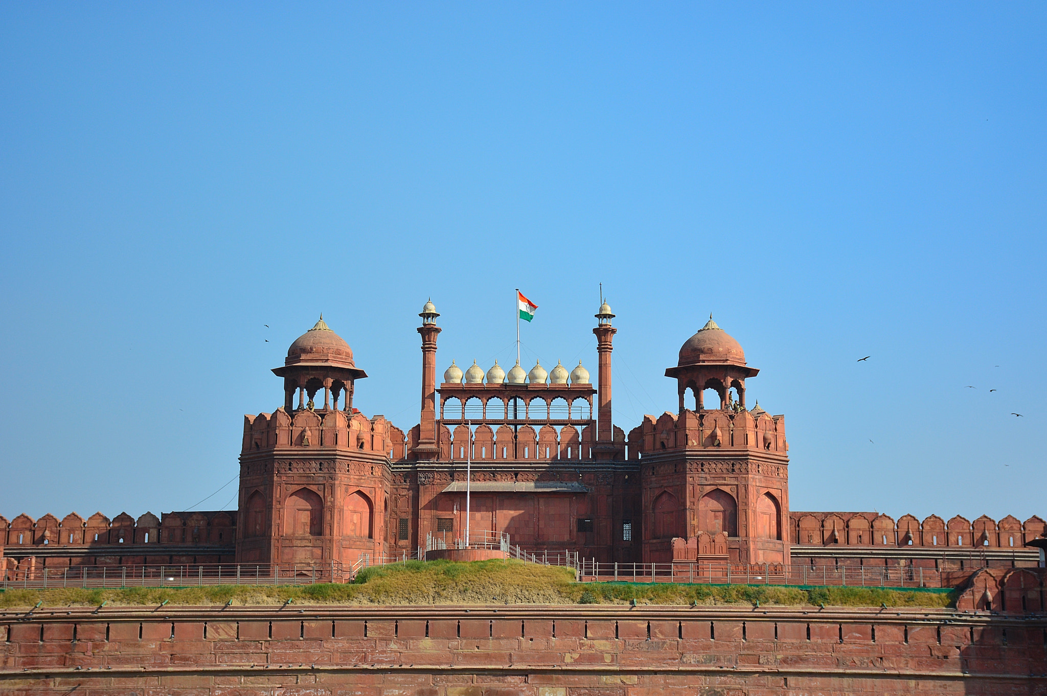 Nikon D5200 sample photo. The red fort - fortified capital of shahjan photography