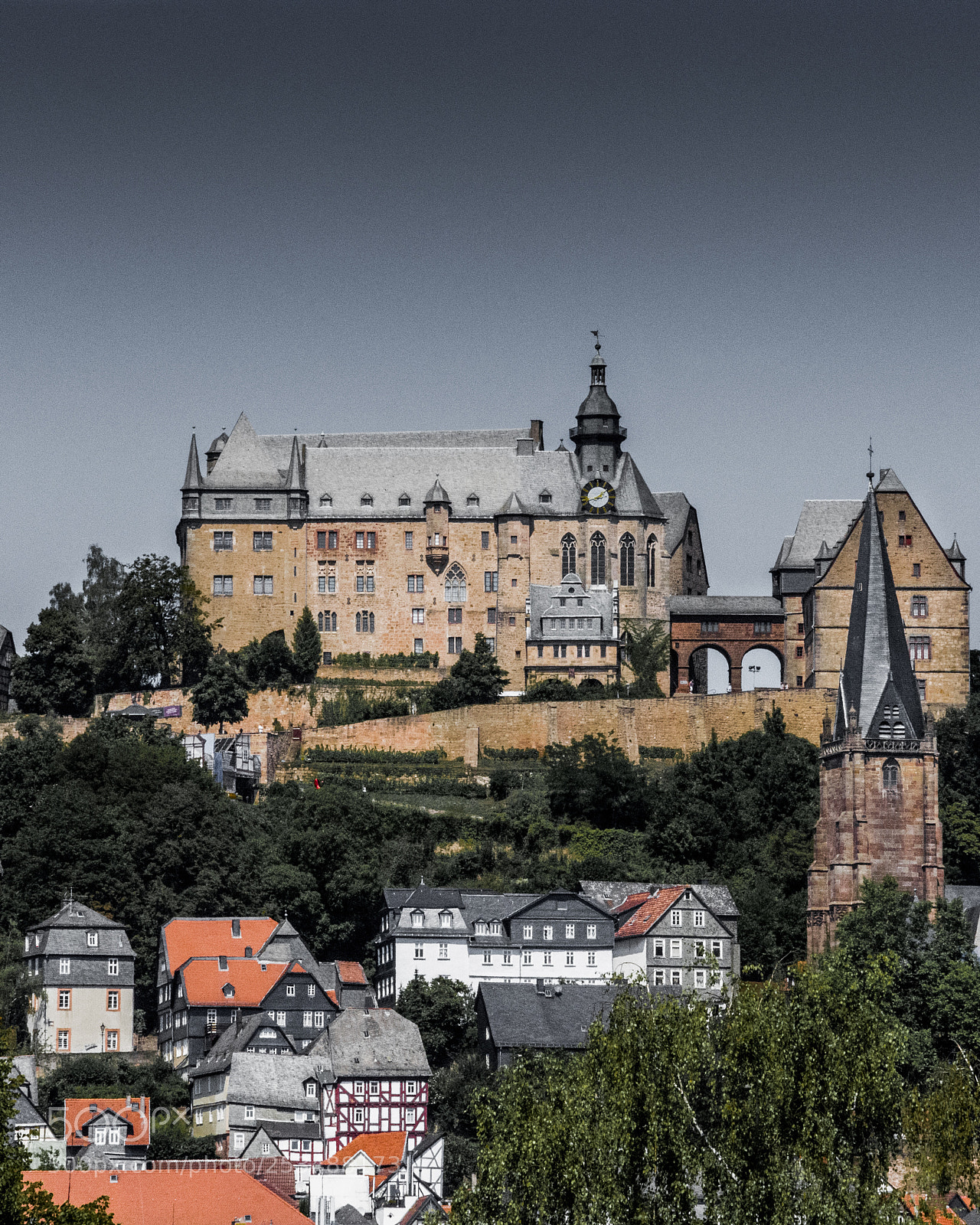 Nikon D7100 sample photo. Marburger schloss photography