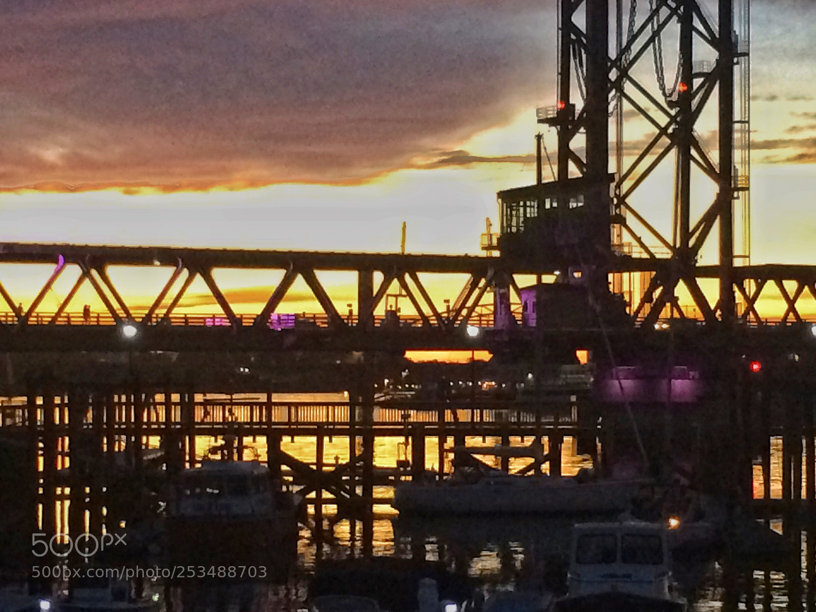 Apple iPhone 5s sample photo. Sunset over piscataqua river photography