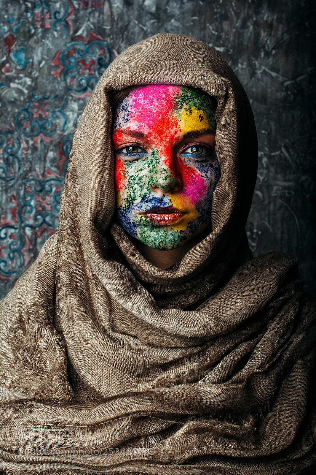 Nikon D5200 sample photo. Color face photography