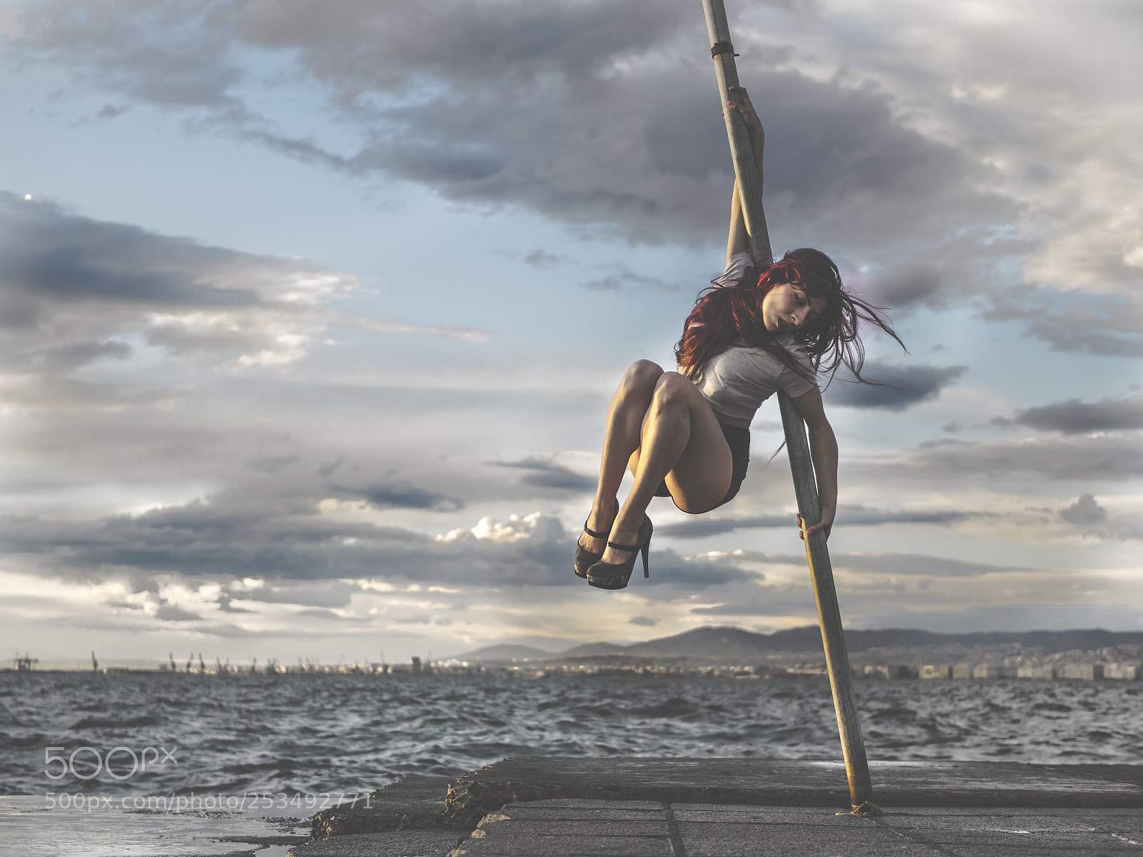 Olympus OM-D E-M1 sample photo. Pole art sunset photography