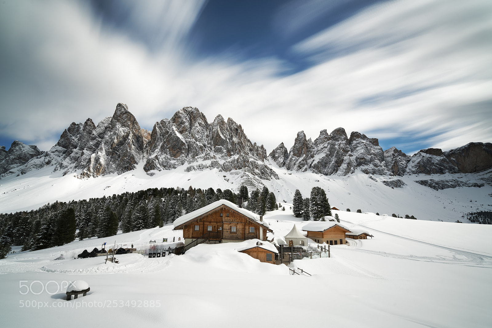 Sony a7R II sample photo. Odle in winter photography