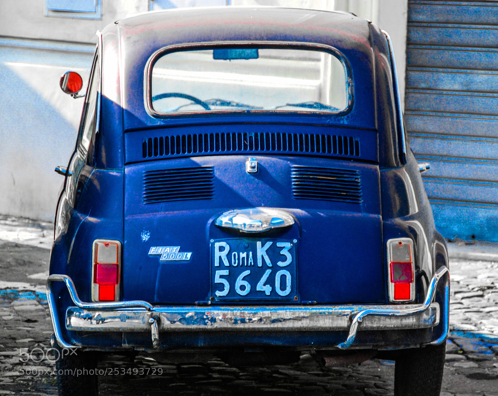 Nikon D80 sample photo. Fiat 500 photography
