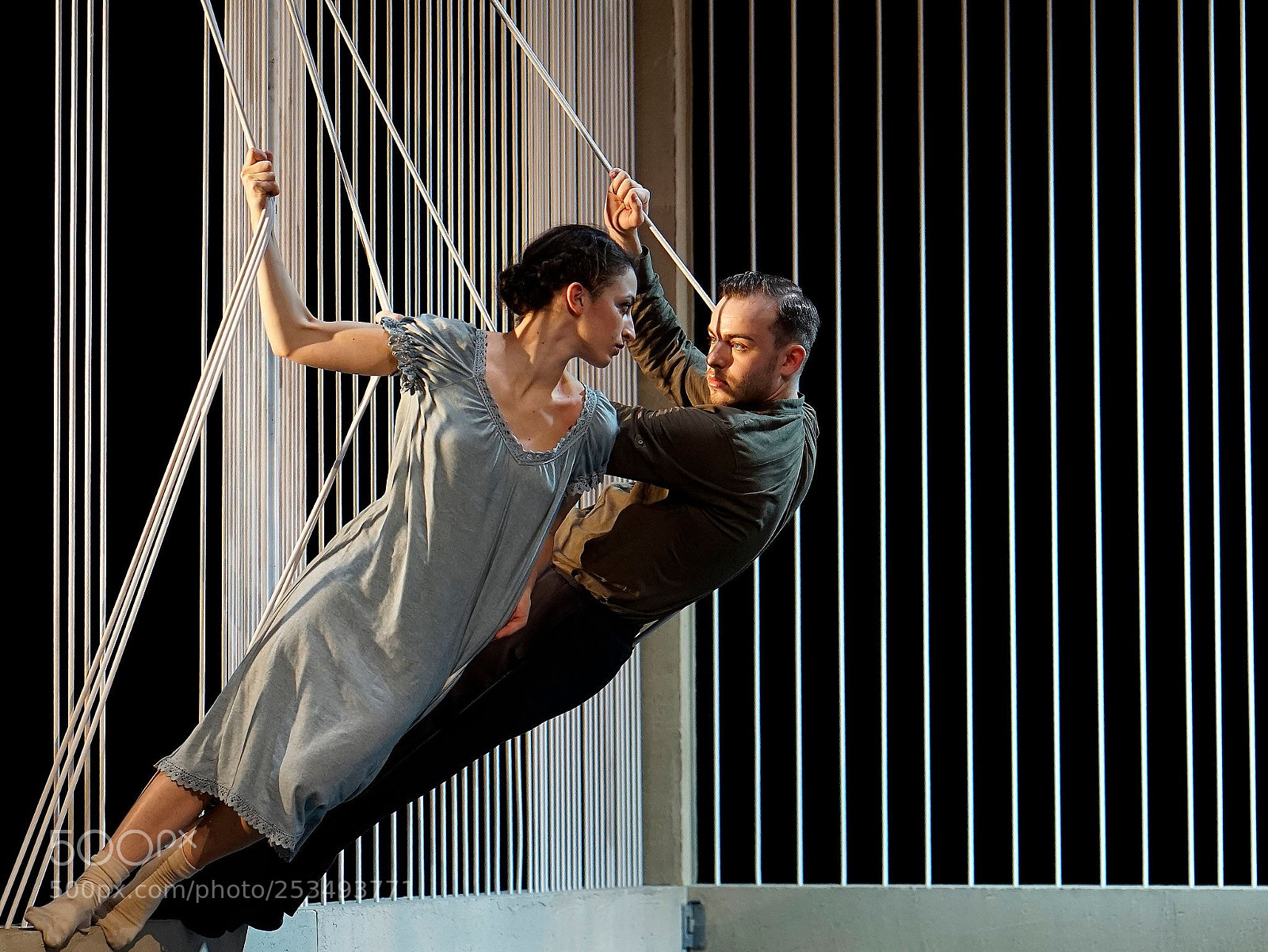 Sony a7 II sample photo. Tightrope photography