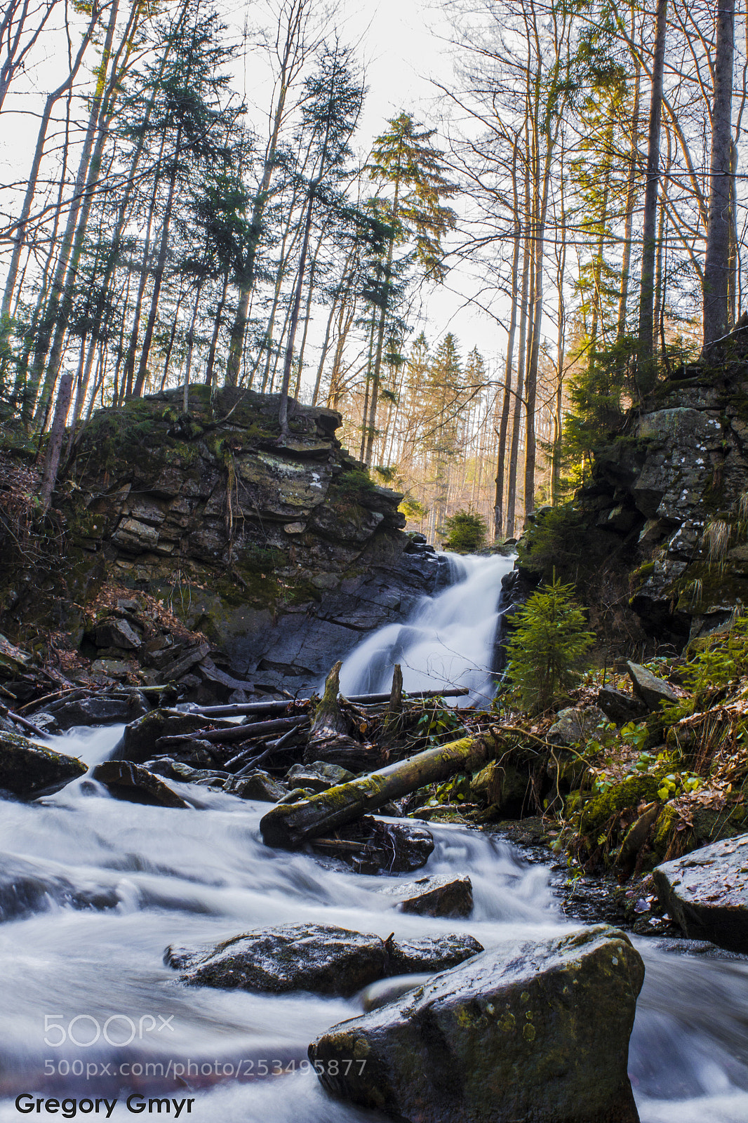 Canon EOS 550D (EOS Rebel T2i / EOS Kiss X4) sample photo. White vistula - waterfall photography