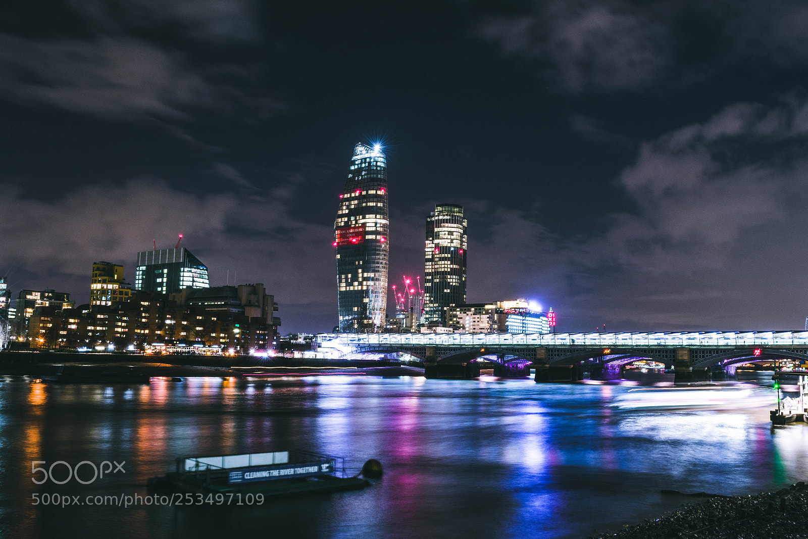 Nikon D3400 sample photo. Night time cityscape photography