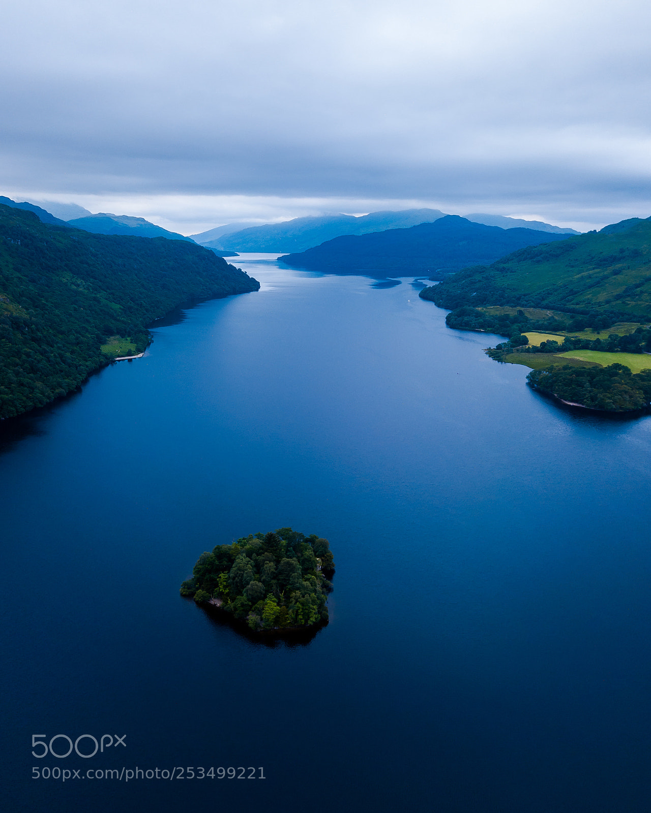 DJI FC220 sample photo. Loch lochy photography