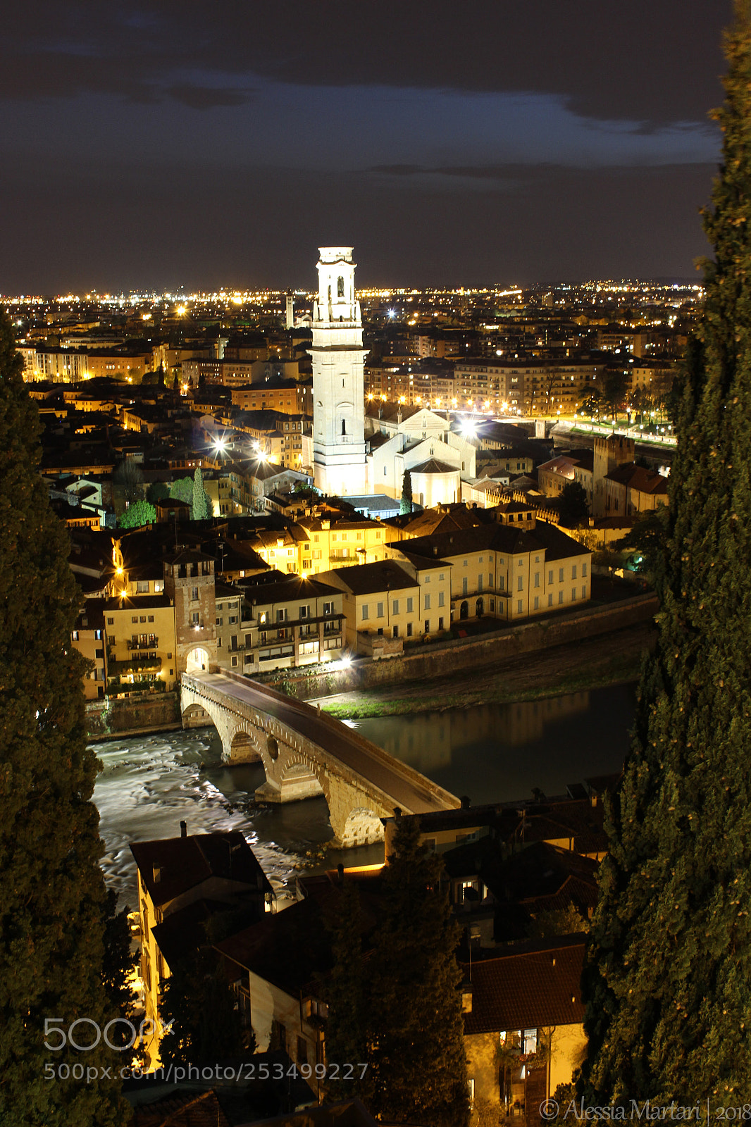 Canon EOS 600D (Rebel EOS T3i / EOS Kiss X5) sample photo. Blue hour in verona photography