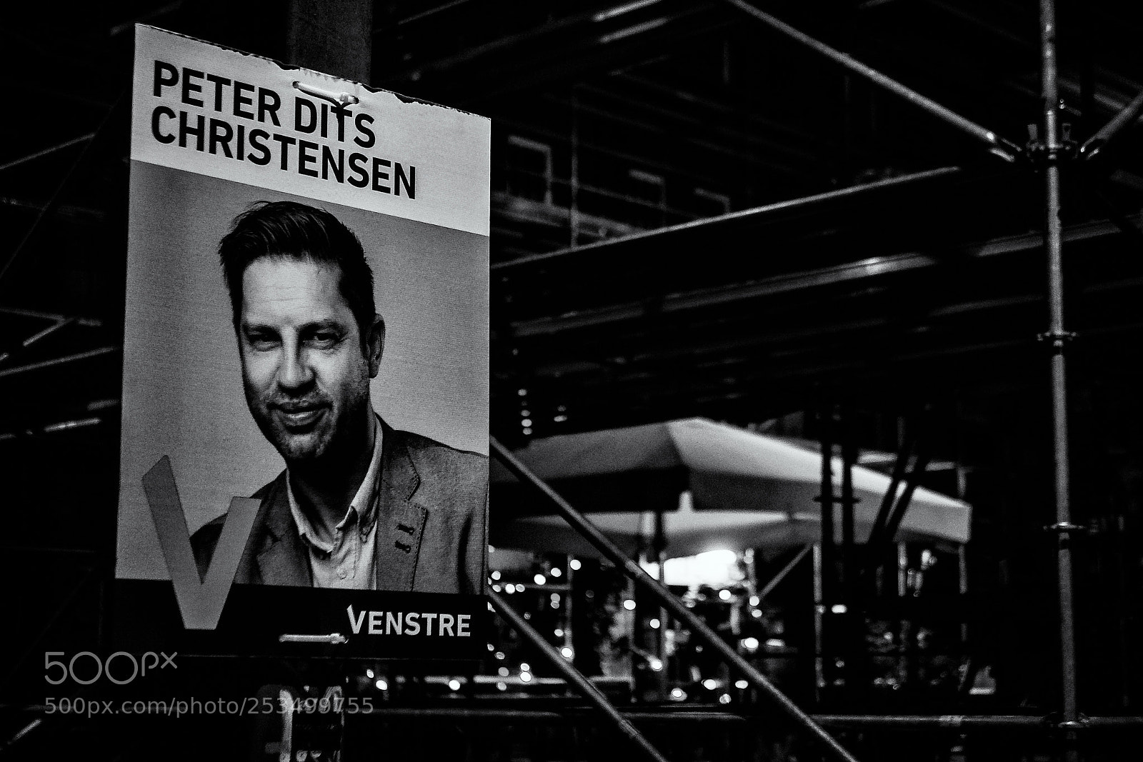 Olympus OM-D E-M5 sample photo. Urban election poster photography
