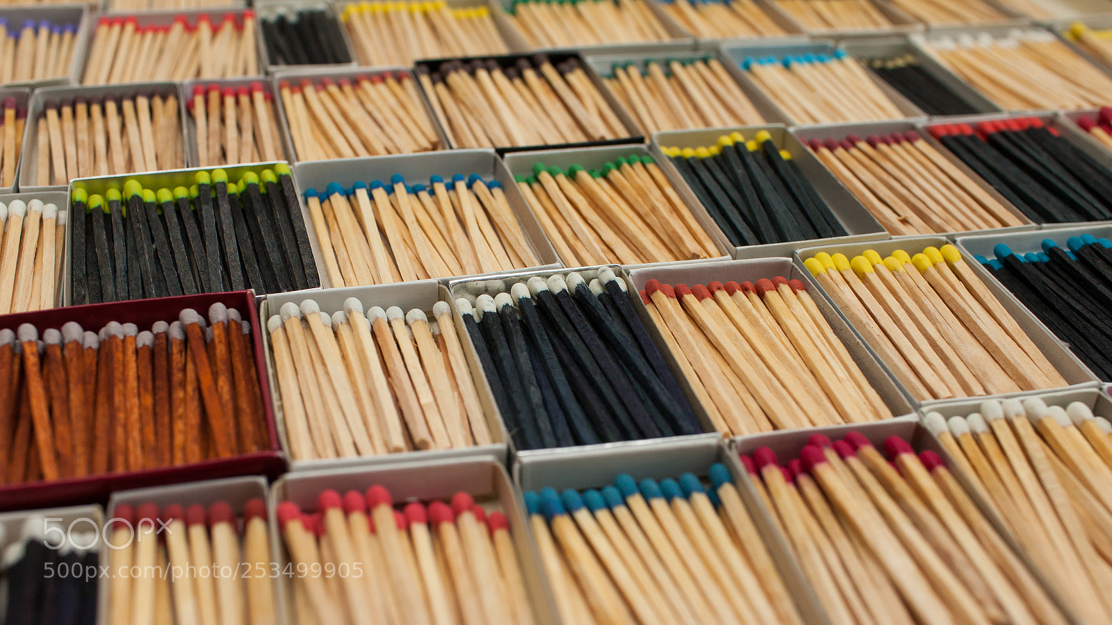Canon EOS 5D Mark II sample photo. Coloful matches photography