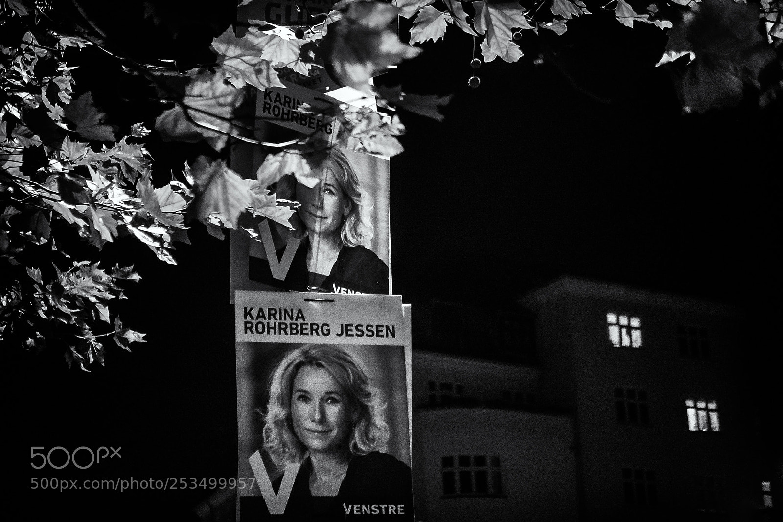 Olympus OM-D E-M5 sample photo. Urban election poster photography