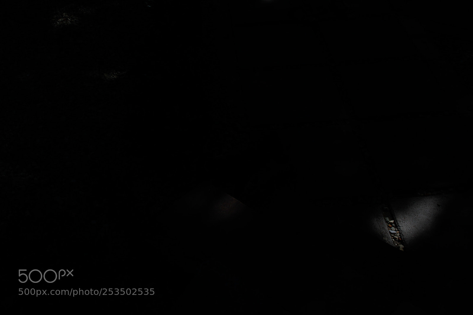 Canon EOS 7D sample photo. Pebbles in the dark photography
