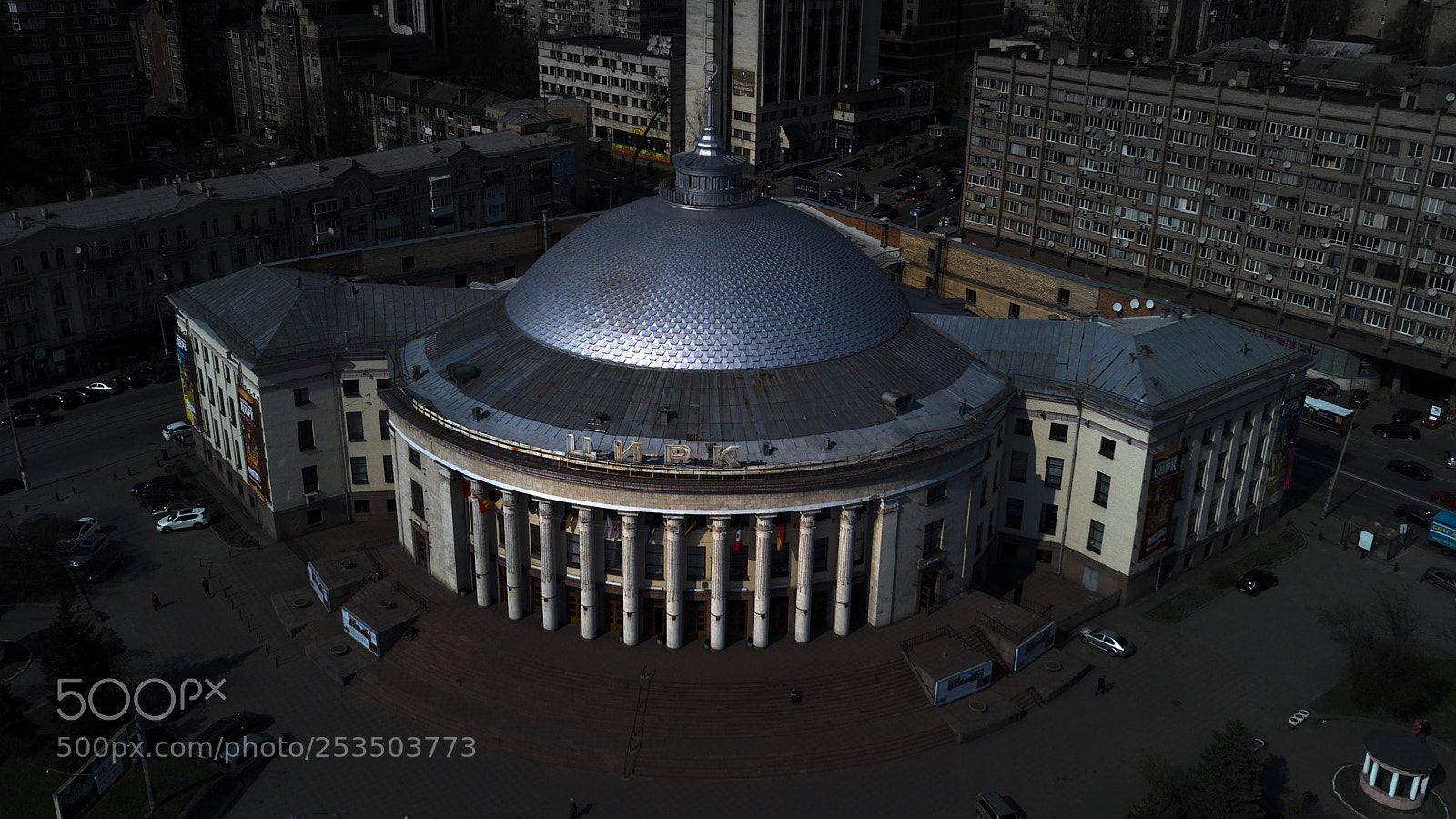 DJI FC220 sample photo. Kyiv circus photography