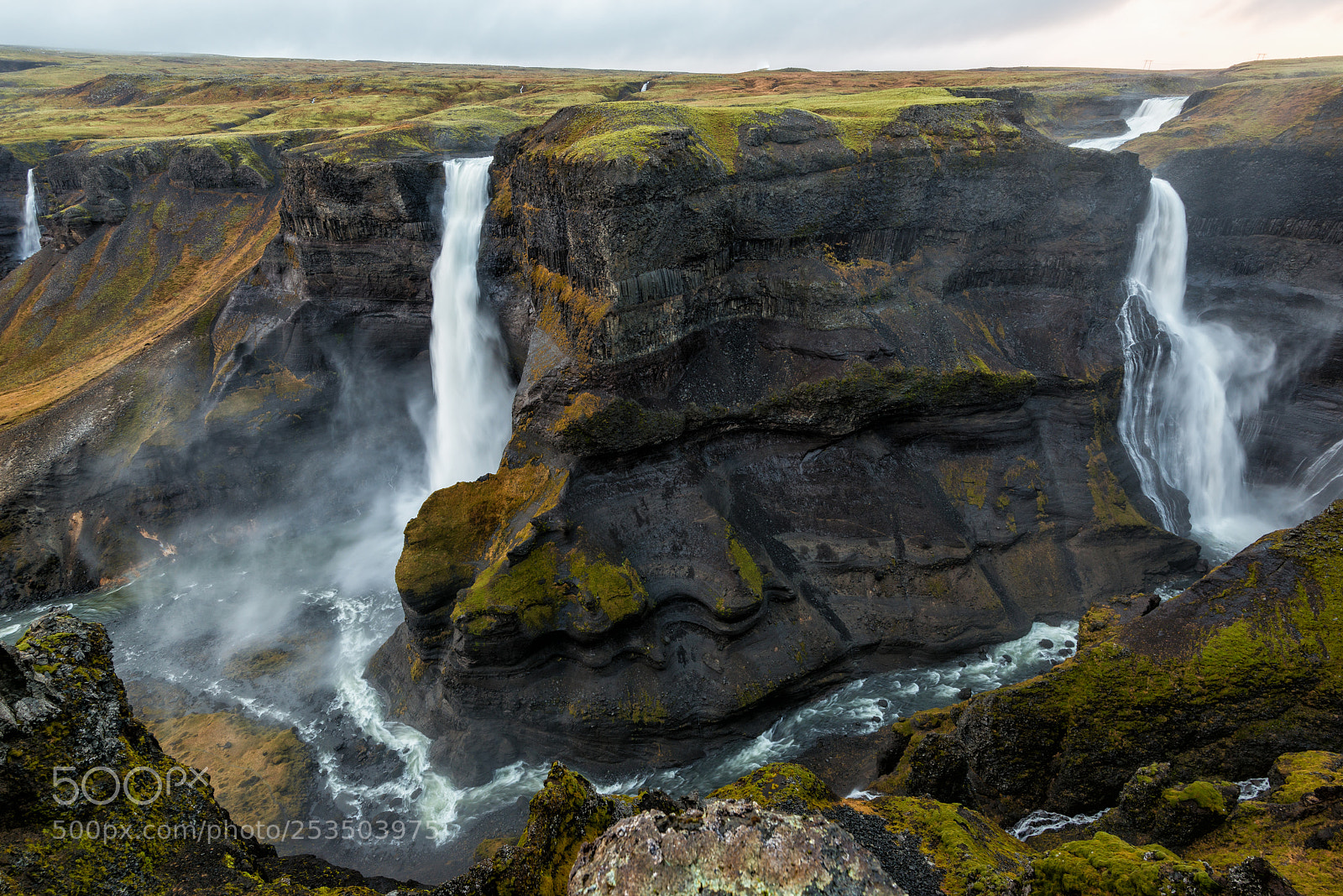Nikon D800E sample photo. Waterfalls of haifoss, iceland photography