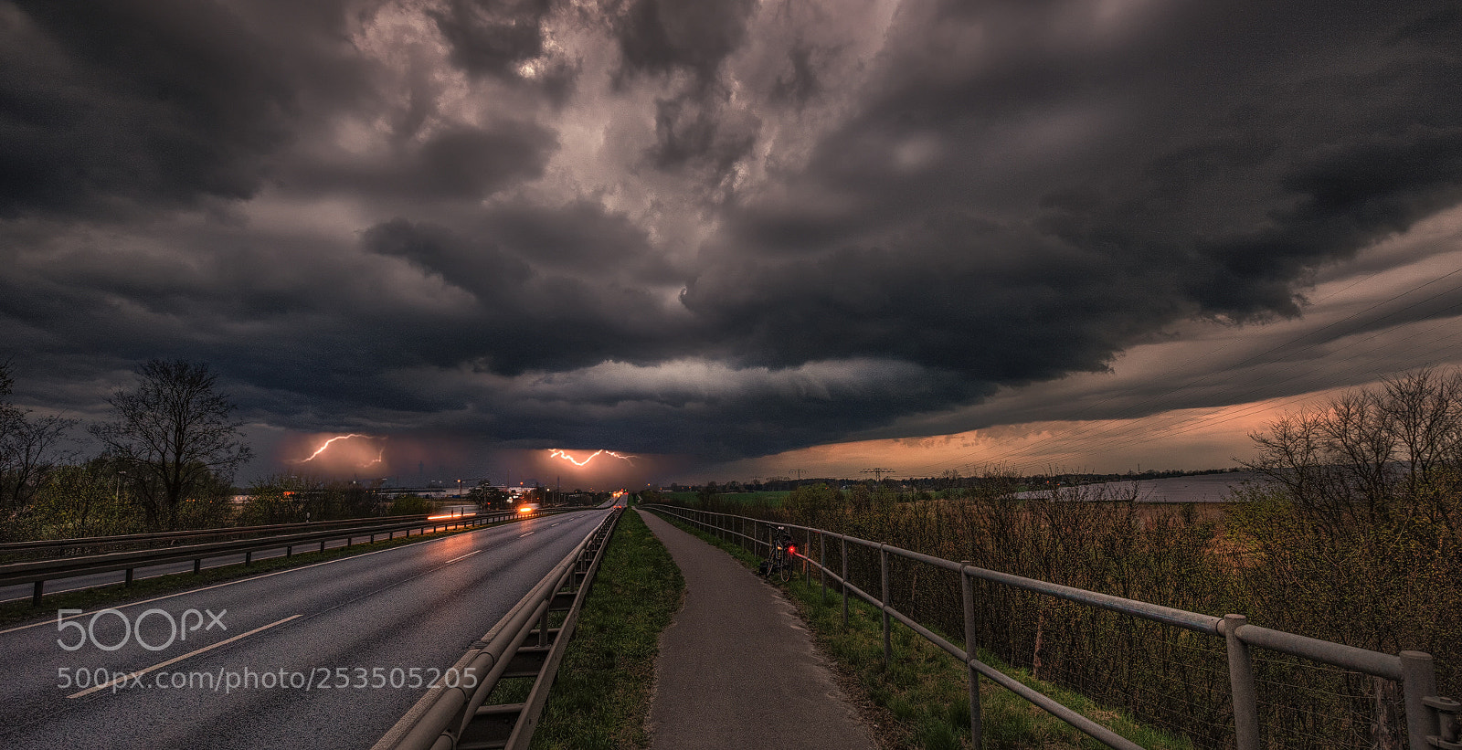 Nikon D810 sample photo. Thunderstorm over berlin photography