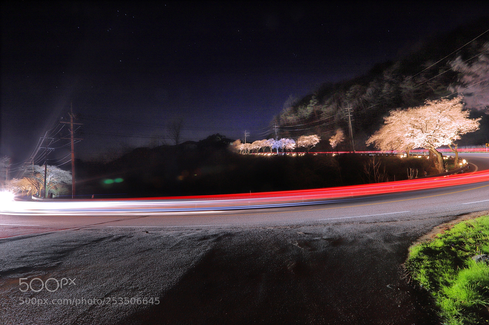 Canon EOS 6D Mark II sample photo. Night tracing photography