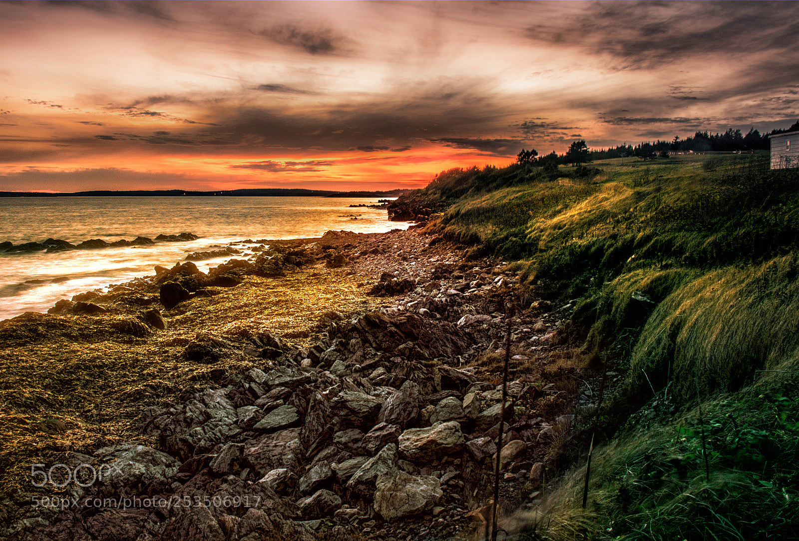 Nikon D7100 sample photo. Rocky bay sunset photography