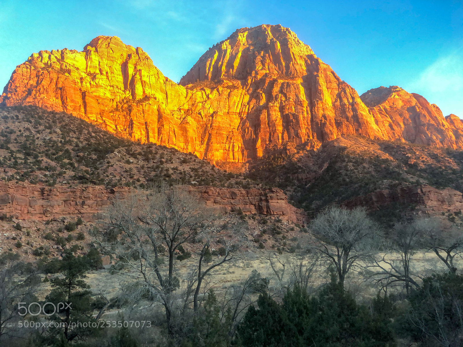 Apple iPhone X sample photo. Mountain range within zion photography