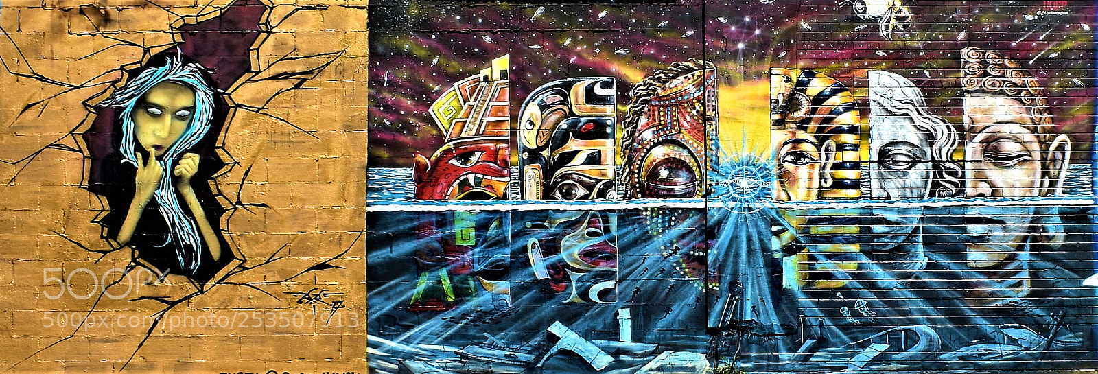 Nikon D3400 sample photo. Street art san antonio photography