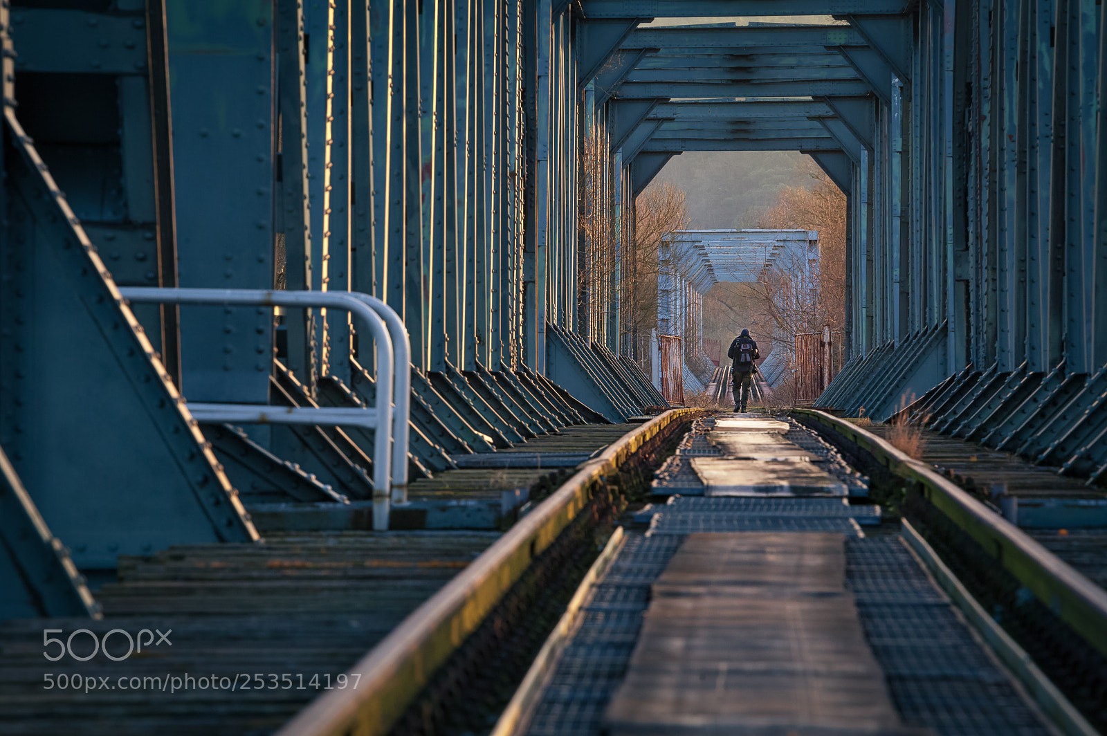 Canon EOS 5D Mark II sample photo. Closed railway bridge photography