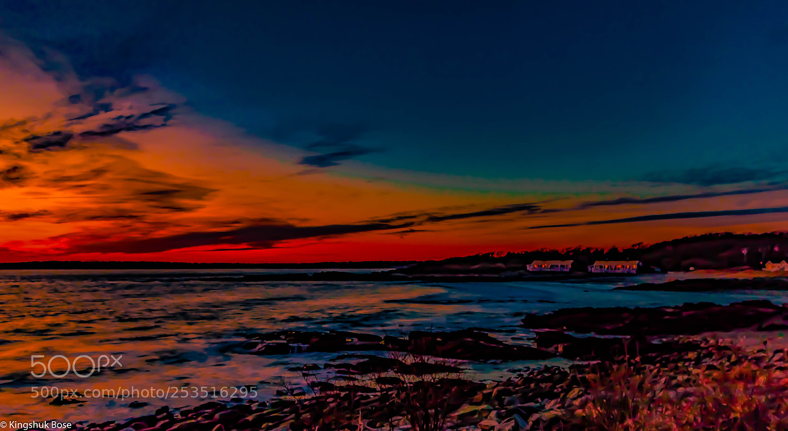 Canon EOS 750D (EOS Rebel T6i / EOS Kiss X8i) sample photo. Post sunset paint brush photography