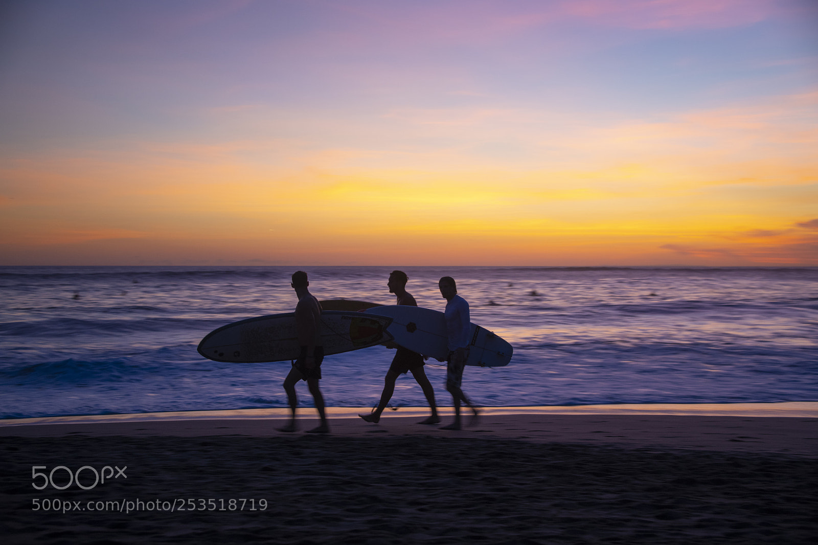 Nikon D850 sample photo. Sunset at canggu surf photography