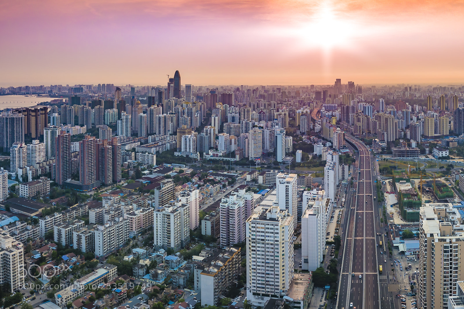 DJI FC220 sample photo. Aerial view of skyscrapers photography