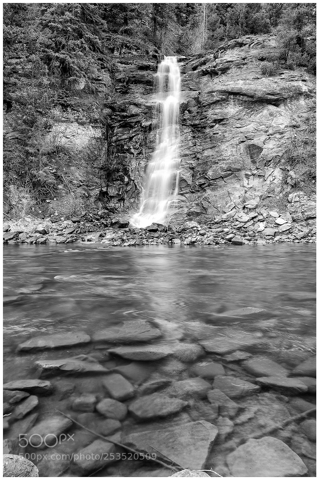 Canon EOS-1D X sample photo. Spring waterfall photography