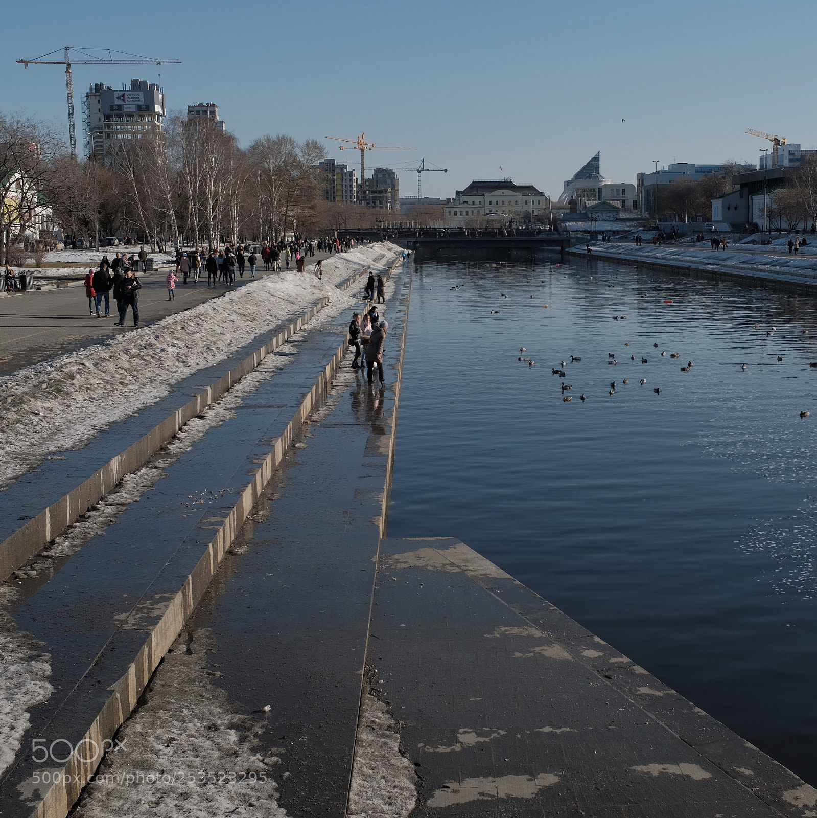Fujifilm X100F sample photo. Spring in the city  photography