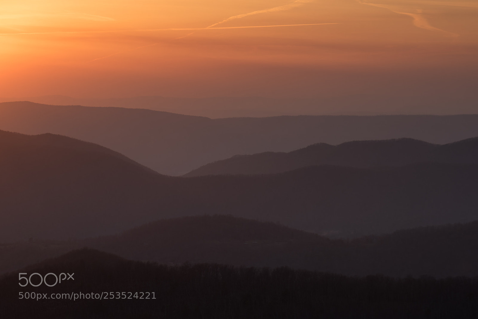 Nikon D810 sample photo. Shenandoah sunset photography