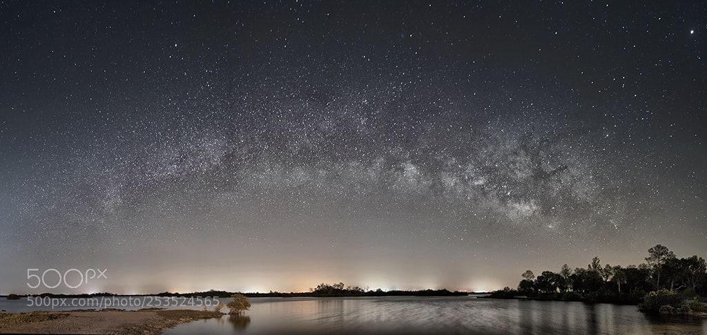 Nikon D5 sample photo. Milky way rising in photography