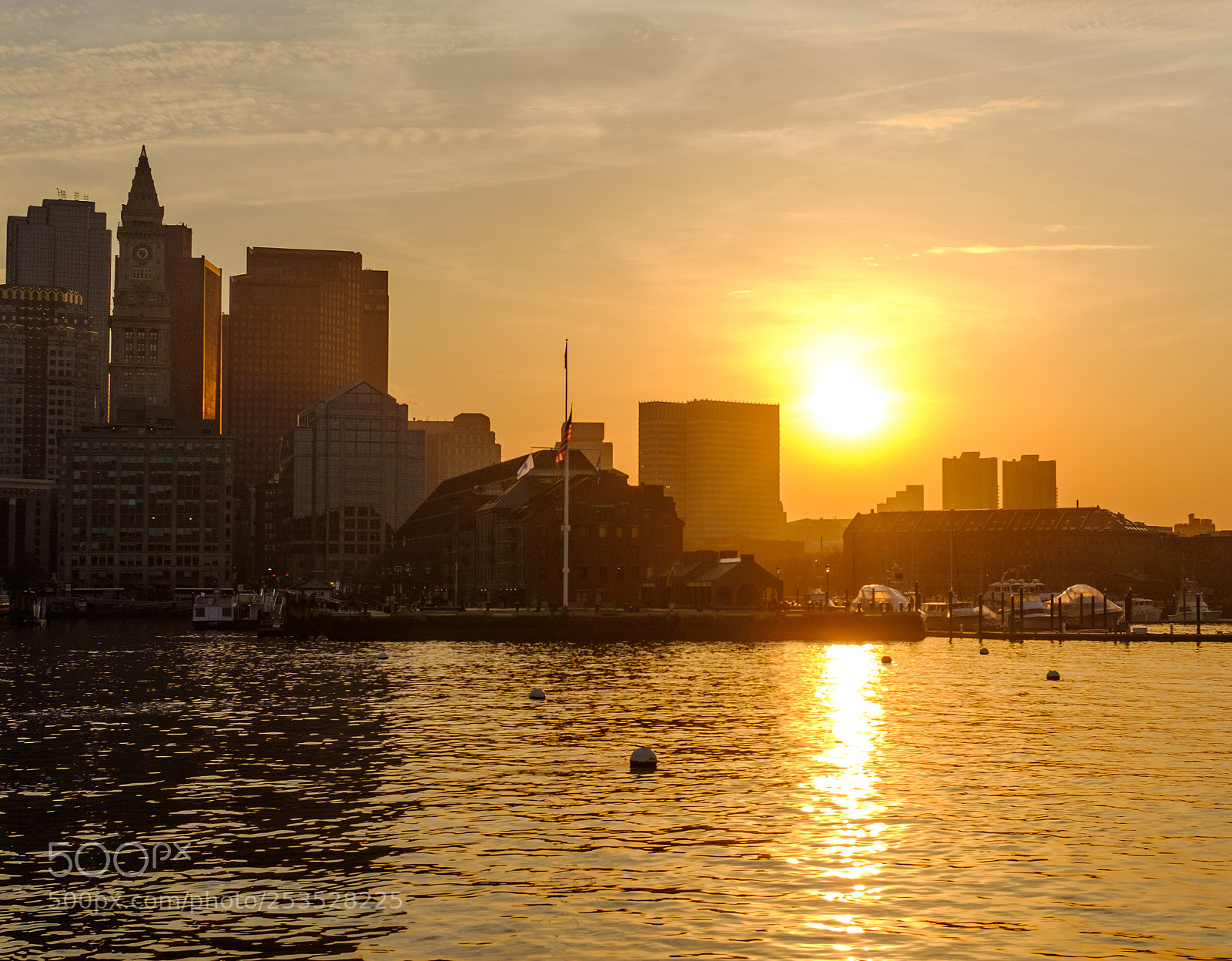 Fujifilm X100F sample photo. Long wharf sunset photography