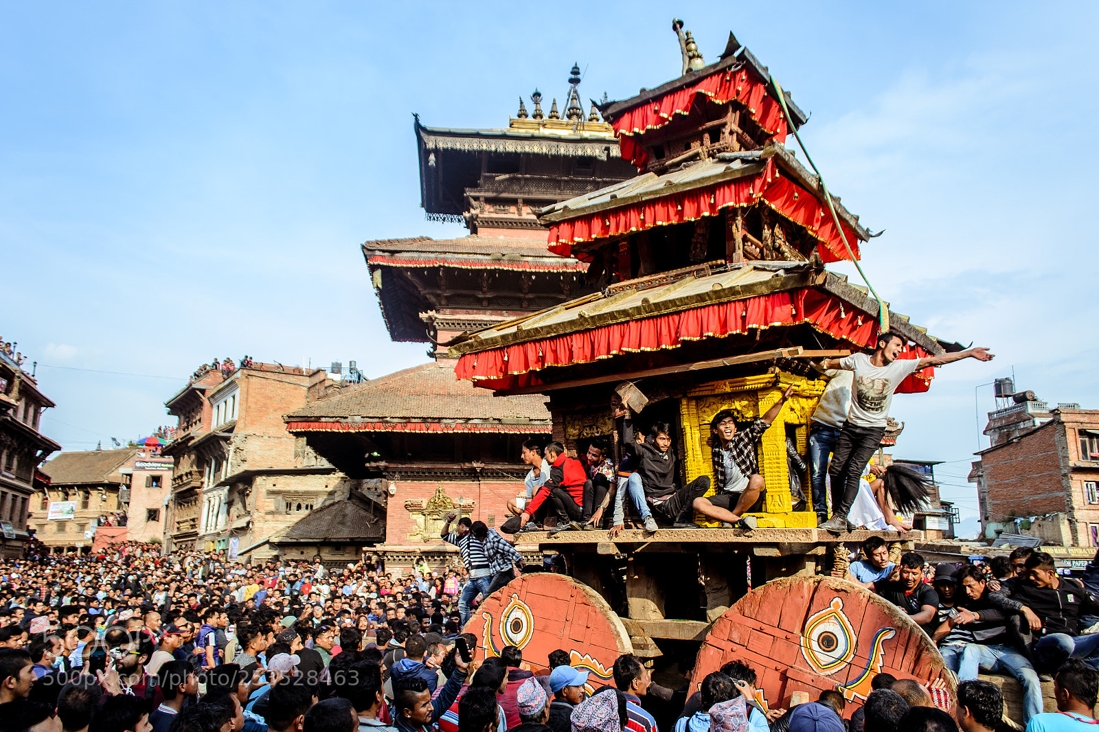 Nikon D3100 sample photo. Biska jatra festival photography